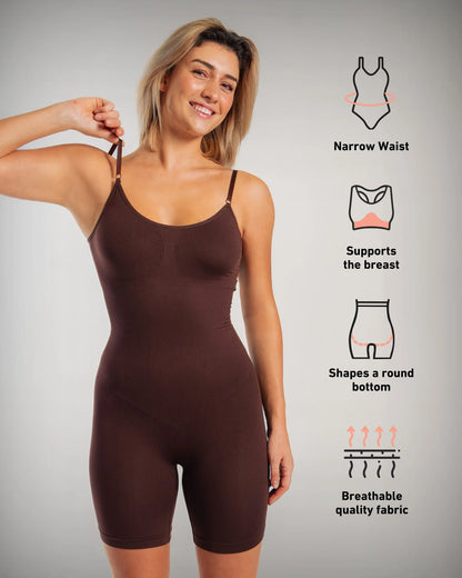 Mid Thigh Bodysuit Shapewear