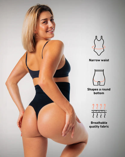 High-Waisted Thong Shapewear