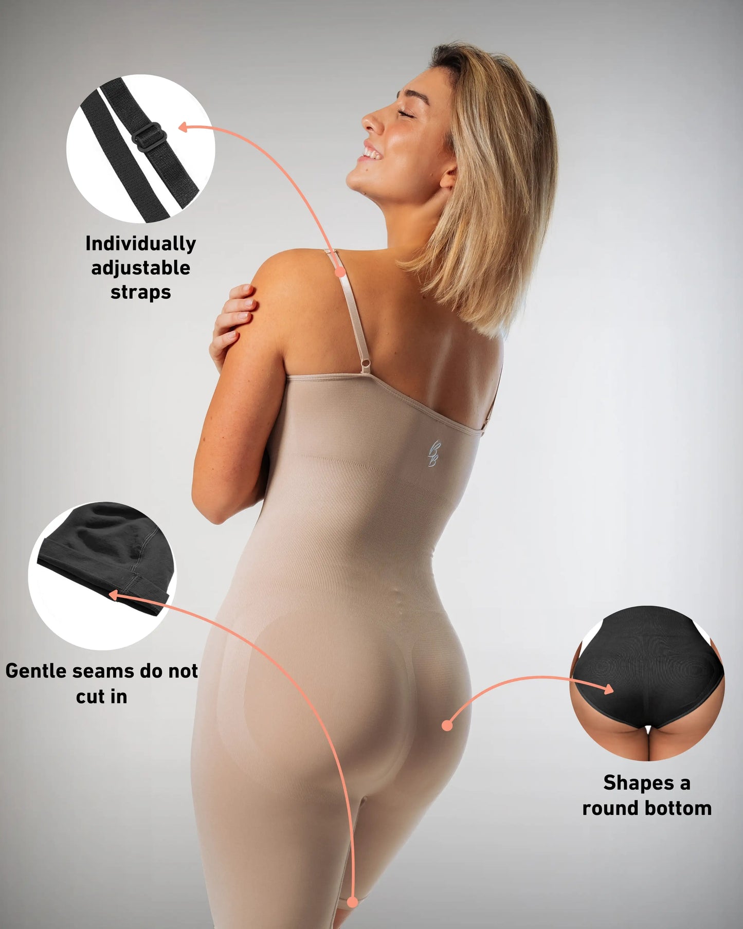 Mid Thigh Bodysuit Shapewear