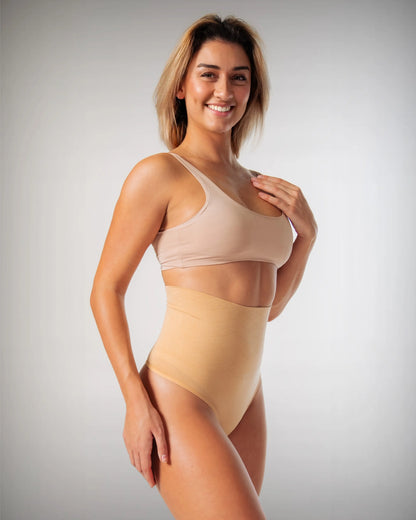 High-Waisted Thong Shapewear